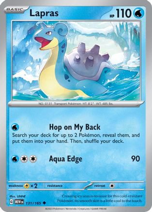 Lapras (131/165) [Scarlet & Violet 151]-1