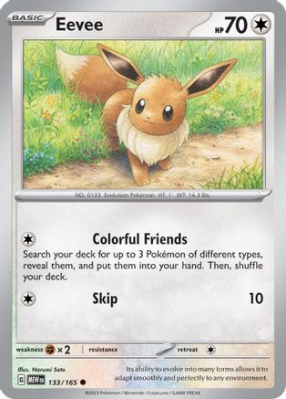 Eevee (133/165) [Scarlet & Violet 151]-1