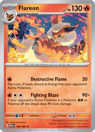 Flareon (136/165) [Scarlet & Violet 151]-1