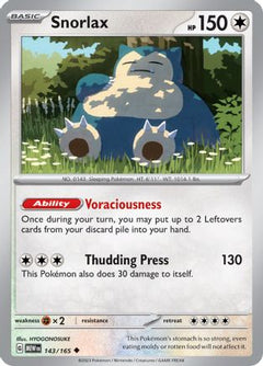 Snorlax (143/165) [Scarlet & Violet 151]-1