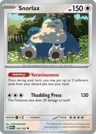 Snorlax (143/165) [Scarlet & Violet 151]-1