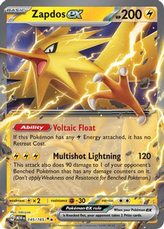 Zapdos ex (145/165) [Scarlet & Violet 151]-1