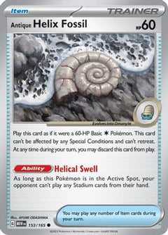 Antique Helix Fossil (153/165) [Scarlet & Violet 151]-1