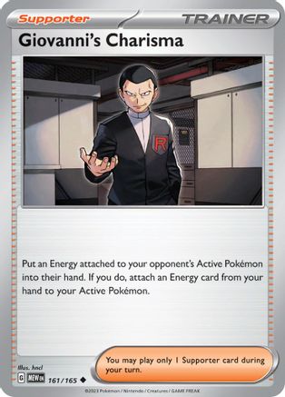 Giovanni's Charisma (161/165) [Scarlet & Violet 151]-1