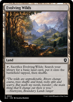 Evolving Wilds [Bloomburrow Commander]-1
