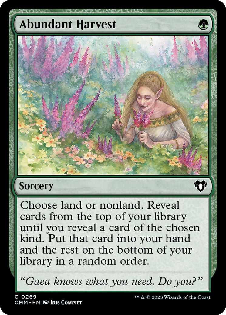 Abundant Harvest [Commander Masters]-1