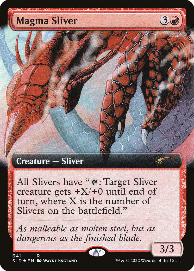 Magma Sliver (Extended Art) [Secret Lair Drop Series]-1