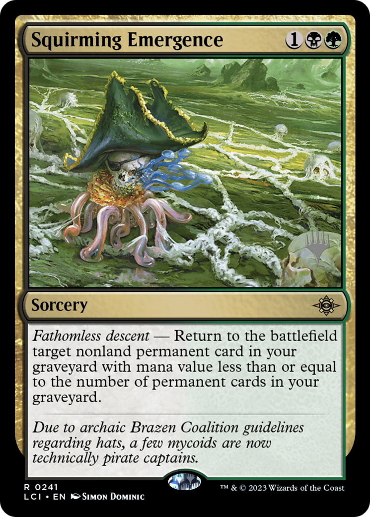 Squirming Emergence (Promo Pack) [The Lost Caverns of Ixalan Promos]-1