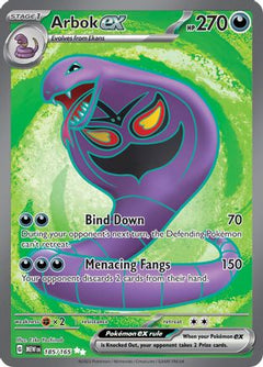Arbok ex (185/165) [Scarlet & Violet 151]-1
