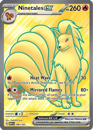 Ninetales ex (186/165) [Scarlet & Violet 151]-1