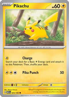 Pikachu (025/165) [Scarlet & Violet 151]-1