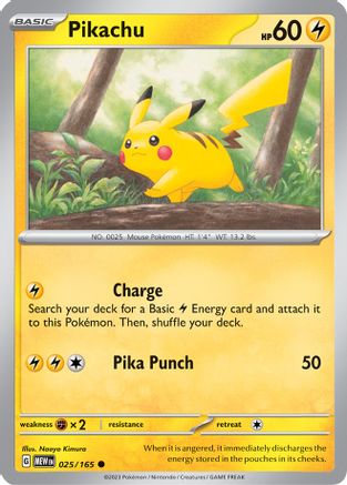 Pikachu (025/165) [Scarlet & Violet 151]-1