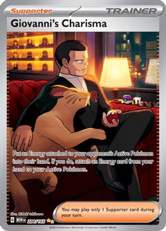 Giovanni's Charisma (204/165) [Scarlet & Violet 151]-1