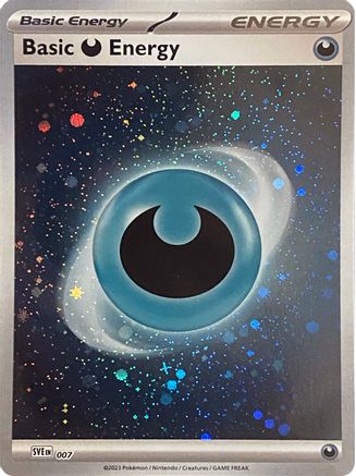 Basic Darkness Energy (007) (Cosmos Holo) [Scarlet & Violet: Base Set]-1