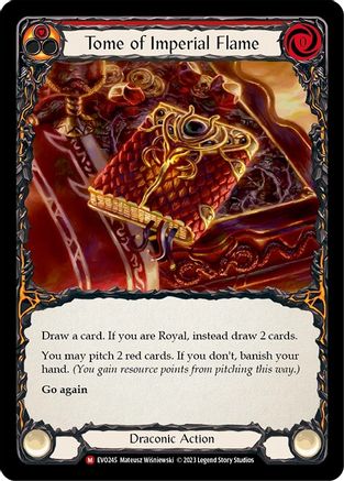 Tome of Imperial Flame [EVO245] (Bright Lights)  Rainbow Foil-1