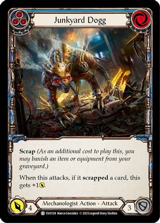 Junkyard Dogg (Blue) [EVO128] (Bright Lights)  Rainbow Foil-1