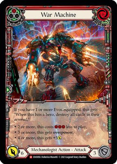 War Machine (Extended Art) [EVO056] (Bright Lights)  Rainbow Foil-1