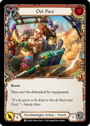 Out Pace (Red) [EVO204] (Bright Lights)  Rainbow Foil-1