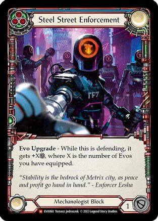 Steel Street Enforcement [EVO060] (Bright Lights)  Rainbow Foil-1