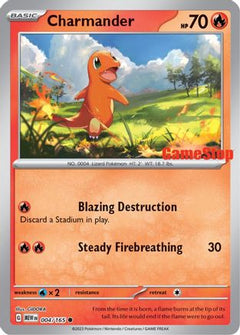 Charmander (004/165) (GameStop Exclusive) [Scarlet & Violet 151]-1