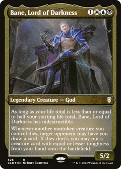 Bane, Lord of Darkness (CLB-526) - Commander Legends: Battle for Baldur's Gate Etched Foil-1