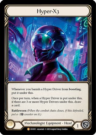 Hyper-X3 [EVO011] (Bright Lights)  Rainbow Foil-1