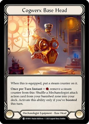 Cogwerx Base Head [EVO014] (Bright Lights)  Cold Foil-1