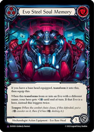 Evo Steel Soul Memory (Marvel) [EVO026] (Bright Lights)  Cold Foil-1