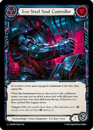 Evo Steel Soul Controller (Marvel) [EVO028] (Bright Lights)  Cold Foil-1