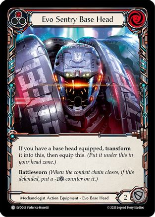 Evo Sentry Base Head [EVO042] (Bright Lights)  Cold Foil-1