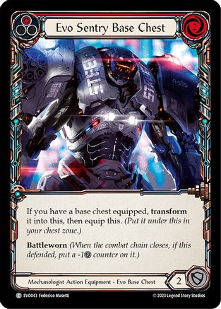Evo Sentry Base Chest [EVO043] (Bright Lights)  Cold Foil-1