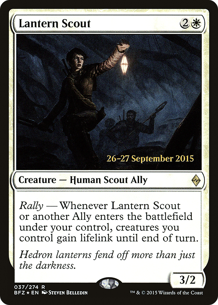 Lantern Scout [Battle for Zendikar Prerelease Promos]-1
