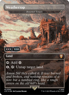 Weathertop - Deserted Temple (Serialized) [The Lord of the Rings: Tales of Middle-Earth Commander]-1