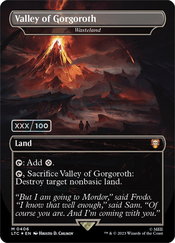 Valley of Gorgoroth - Wasteland (Serialized) [The Lord of the Rings: Tales of Middle-Earth Commander]-1