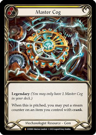 Master Cog [EVO000] (Bright Lights)  Cold Foil-1