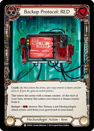 Backup Protocol: RED [EVO081] (Bright Lights)-1
