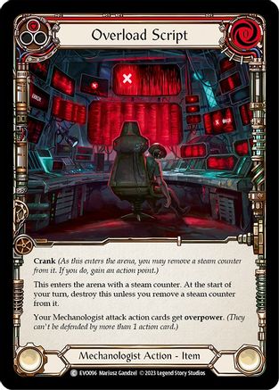 Overload Script [EVO096] (Bright Lights)  Rainbow Foil-1