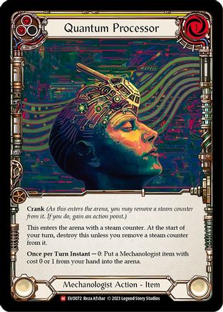 Quantum Processor [EVO072] (Bright Lights)  Rainbow Foil-1