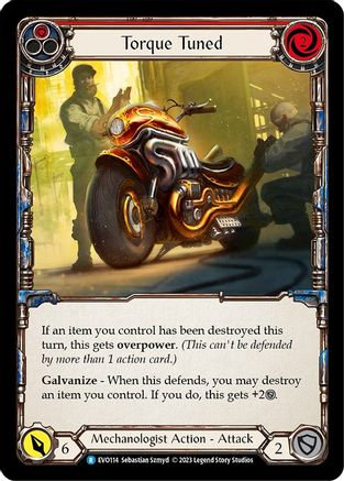 Torque Tuned (Red) [EVO114] (Bright Lights)  Rainbow Foil-1