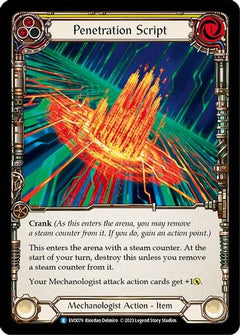 Penetration Script [EVO079] (Bright Lights)  Rainbow Foil-1