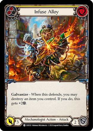 Infuse Alloy (Yellow) [EVO121] (Bright Lights)  Rainbow Foil-1
