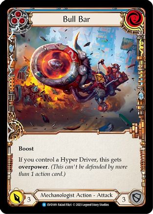 Bull Bar (Blue) [EVO149] (Bright Lights)  Rainbow Foil-1