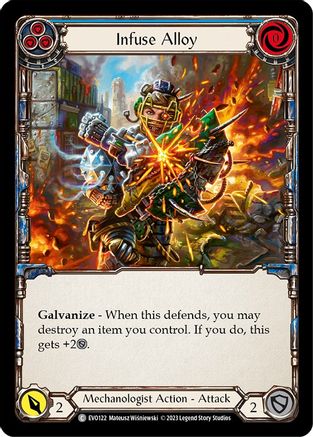 Infuse Alloy (Blue) [EVO122] (Bright Lights)  Rainbow Foil-1