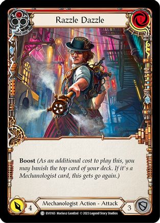 Razzle Dazzle (Red) [EVO165] (Bright Lights)  Rainbow Foil-1