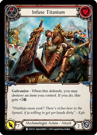 Infuse Titanium (Red) [EVO123] (Bright Lights)  Rainbow Foil-1