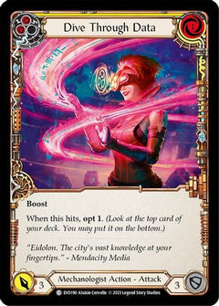 Dive Through Data (Yellow) [EVO190] (Bright Lights)  Rainbow Foil-1