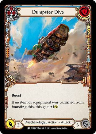 Dumpster Dive (Blue) [EVO197] (Bright Lights)  Rainbow Foil-1