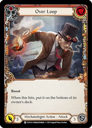 Over Loop (Red) [EVO219] (Bright Lights)  Rainbow Foil-1
