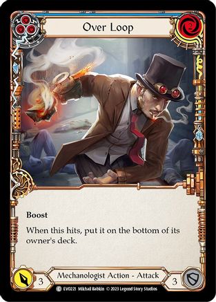 Over Loop (Blue) [EVO221] (Bright Lights)  Rainbow Foil-1