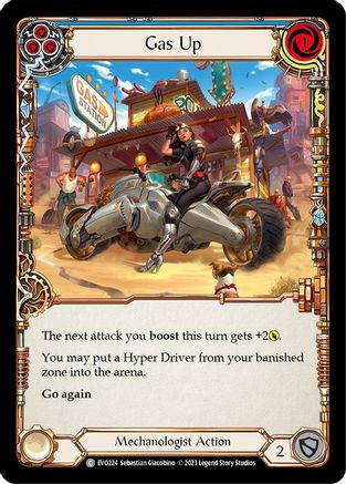 Gas Up (Blue) [EVO224] (Bright Lights)  Rainbow Foil-1